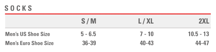 euro sock size to us