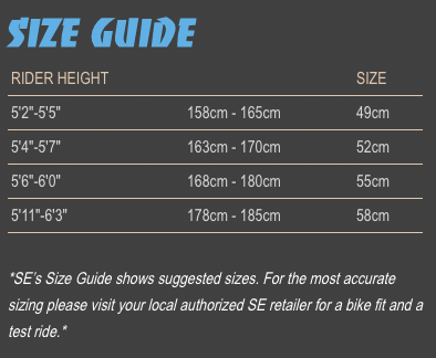 Mountain Bike 52cm Bike Fits What Height Fit Bike Size Chart