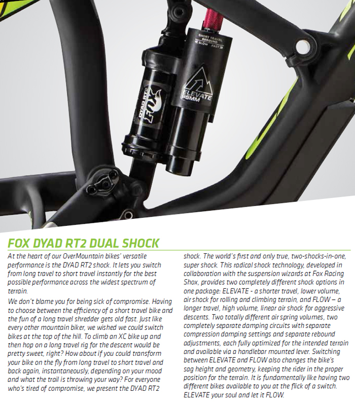 Dyad Rt2 Cannondale Trigger Carbon Lefty Cannondale Trigger Carbon