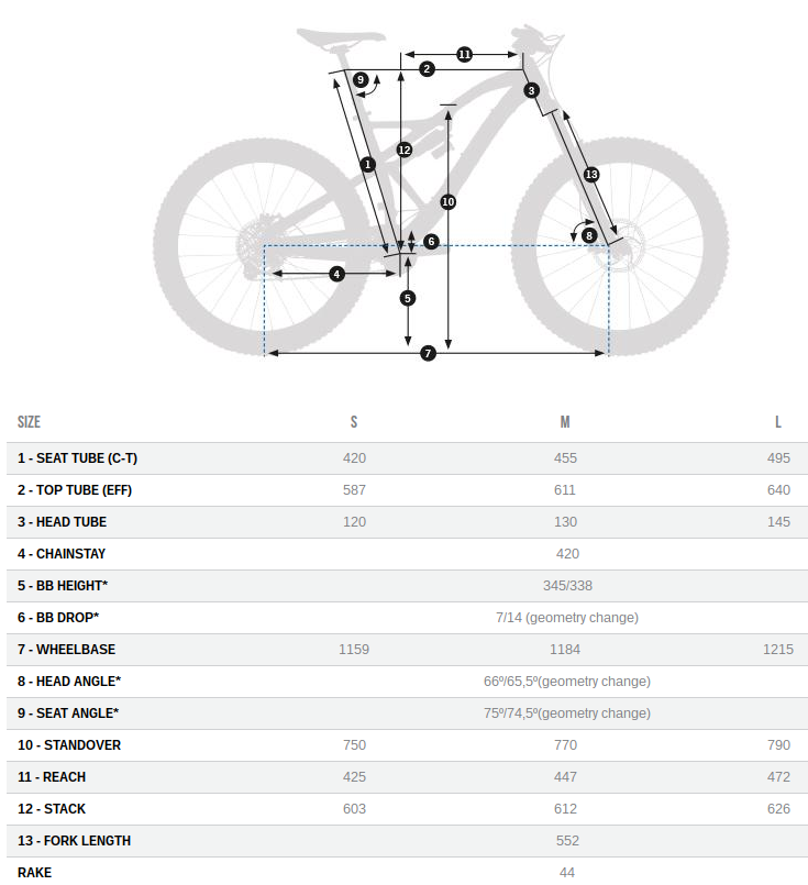 Orbea Rallon Size Chart