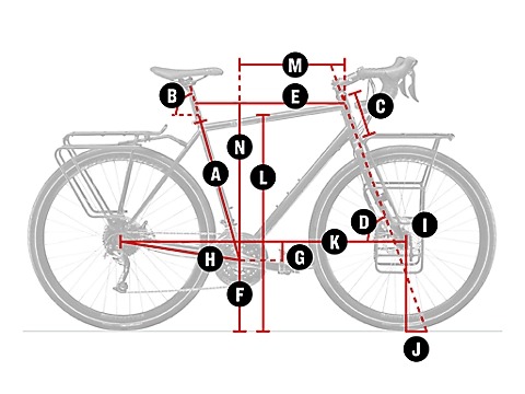 trek 520 wheel size