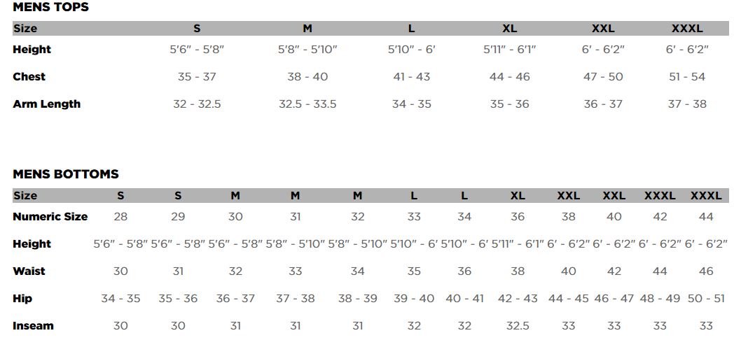 Fox Racing Hat Size Chart