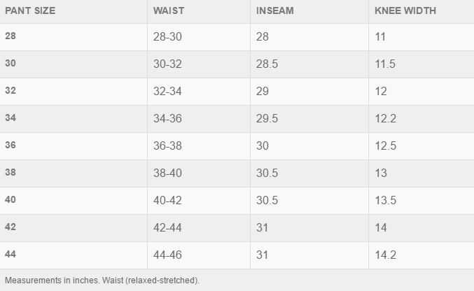 Troy Lee Designs Youth Size Chart