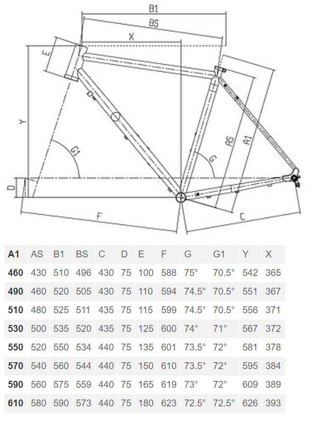 Bianchi Geometry Chart