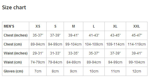 Endura Hummvee Size Chart