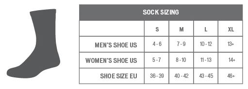 Specialized sock sizing chart