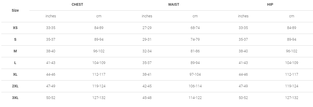 Bontrager Tire Size Chart