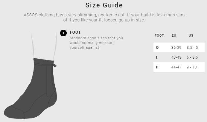 Assos Size Chart Us