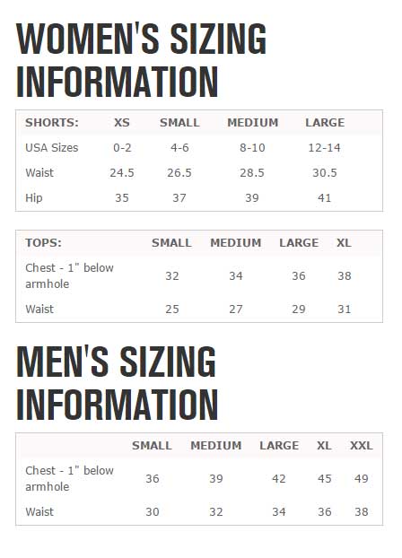 Yeti Size Chart