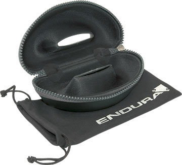 Endura's Mullet Sunglasses come with a hard case and microfiber bag.
