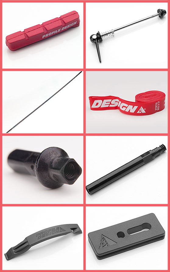 Profile wheel accessories.