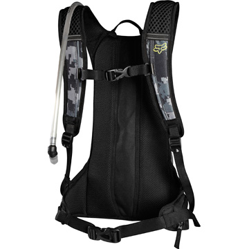 The back of the Fox Oasis Hydration Pack.