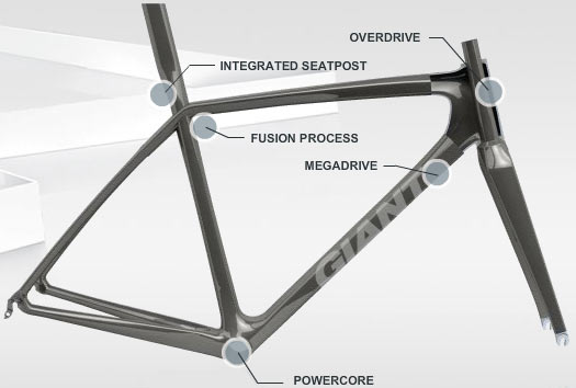 giant tcr advanced sl frame