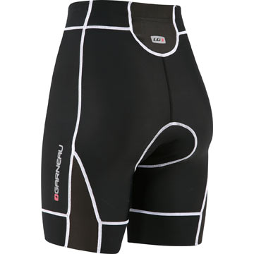 The back of the Garneau Women's Comp Shorts in Black.