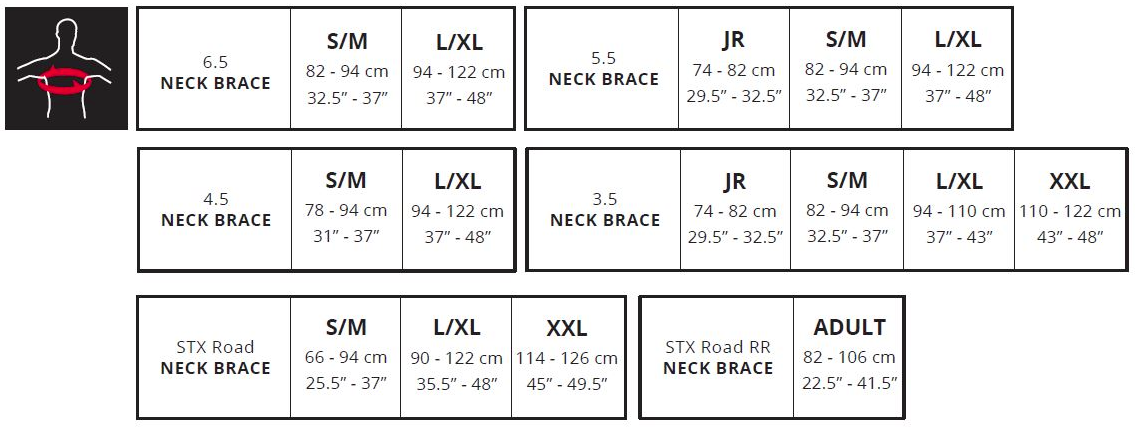 Leatt Size Chart