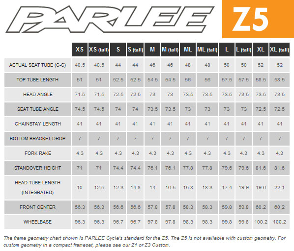 Parlee Cycles Z5i Frameset Bicycle Playground Huntington & Port