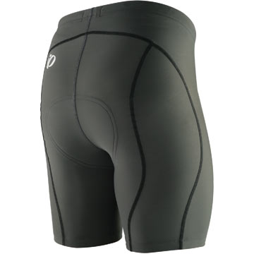 The back of the Pearl Izumi Tri Shorts in Shadow Gray.