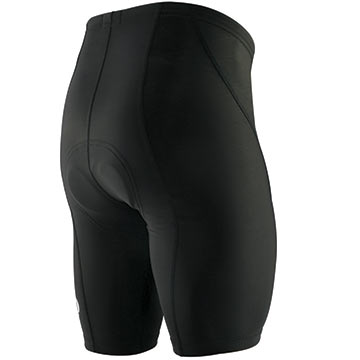 The back of the Pearl Izumi Attack Shorts in Black.