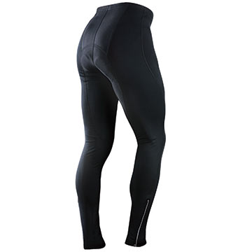 The back of the Pearl Izumi Slice ThermaFleece Cycling Tights.