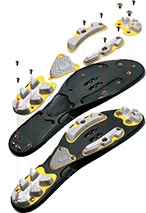 Sidi's replaceable Spider SRS sole. 
