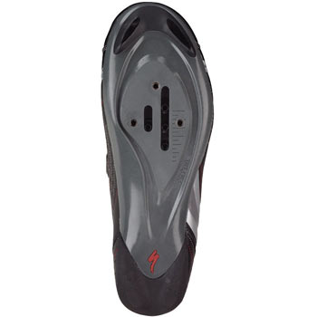 The sole of the Specialized Sport Road Shoes.