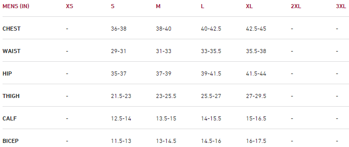 Sugoi Compression Socks Size Chart