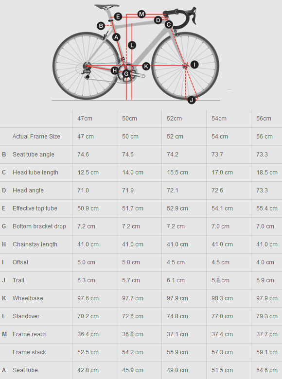 Trek Women S Road Bike Sizing Chart