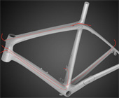 The Domane internal cable routing. 