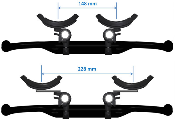 Armrest width options.