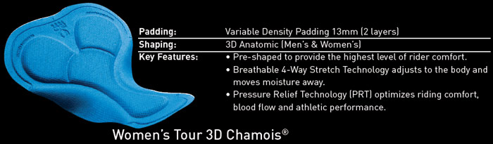 Women's Tour 3D Chamois