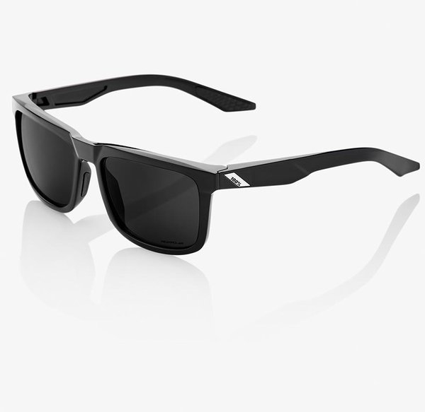 100% Blake Sunglasses Color | Lens: Polished Black | Grey PEAKPOLAR