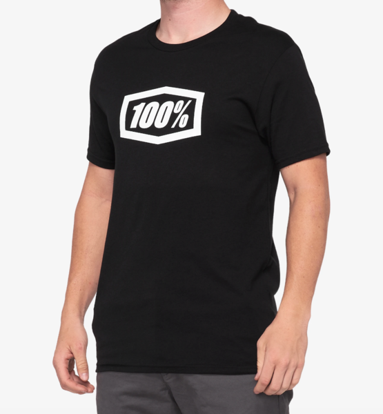 100% Essential T-Shirt Color: Black