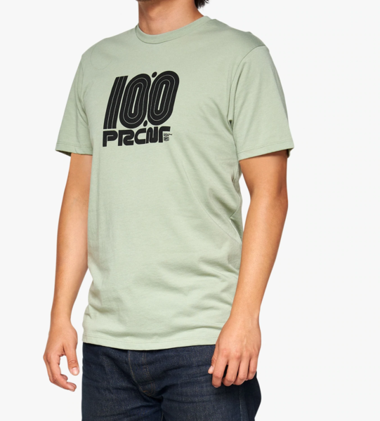 100% Pecten T-Shirt Color: Slate Green