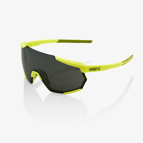 100% Racetrap Sunglasses Color | Lens: Soft Tact Banana | Black Mirror|Clear