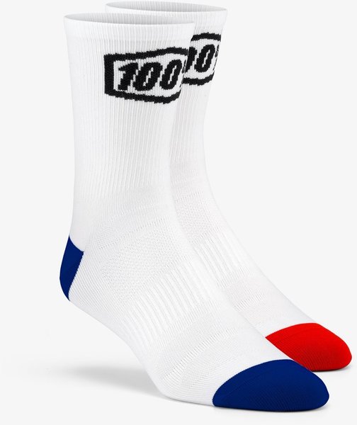 100% Terrain Socks Color: White