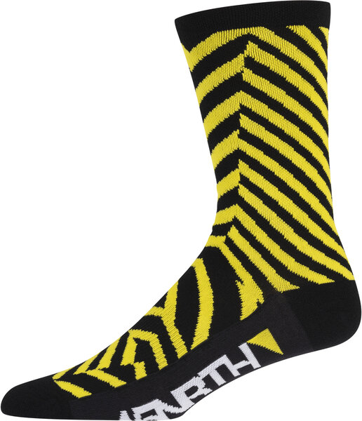 45NRTH Dazzle Lightweight Crew Socks Color: Yellow
