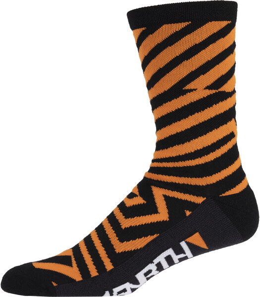 45NRTH Dazzle Midweight Crew Socks Color: Orange