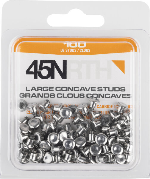 45NRTH Large Concave Carbide Aluminum Studs Quantity: 25-pack