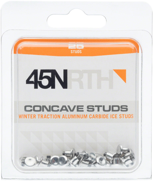 45NRTH Concave Studs Quantity: 25-pack