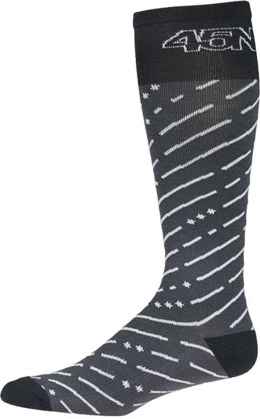 45NRTH Snow Band Midweight Knee High Wool Sock