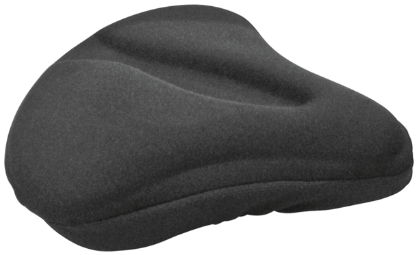 49°N Dlx Gel Saddle Cover - Cruiser Color: Black
