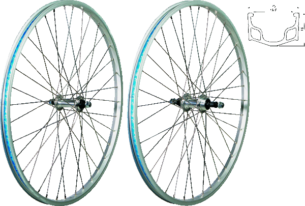 49°N MTB/Urban 26-inch Freewheel/Nutted Rear Image differs from actual product (front wheel sold separately)