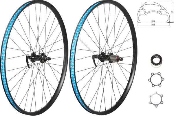 49°N MTB/Urban 27.5/650B Disc Front Image differs from actual product (rear wheel sold separately)