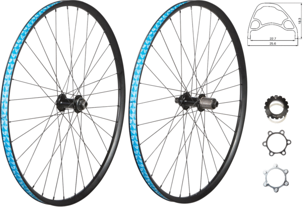 49°N Road/Gravel/CX 650B Disc Rear Image differs from actual product (front wheel sold separately)