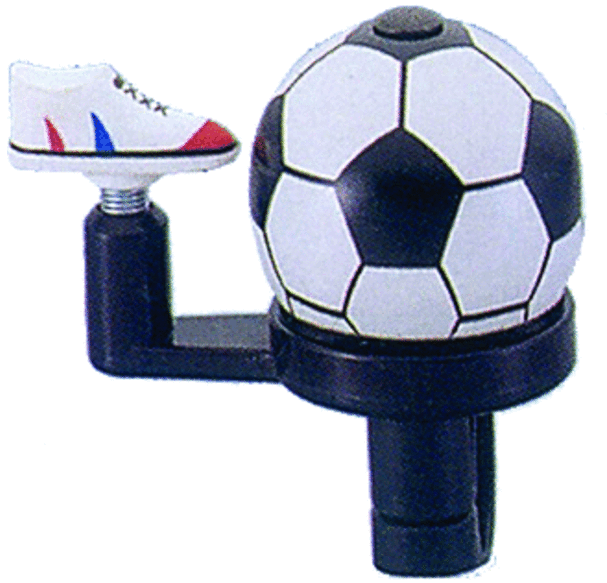49°N Soccer Ball Bell Color: White/Black