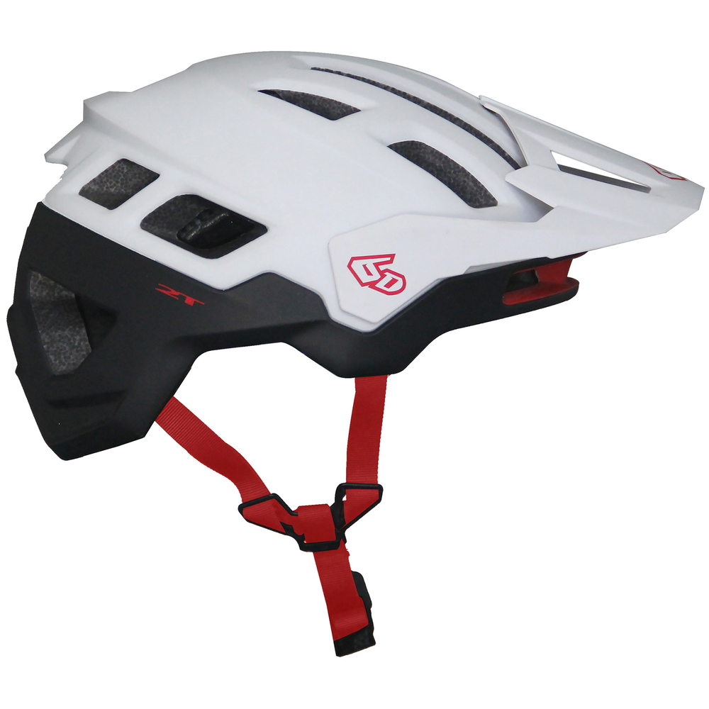 6D Helmets ATB-2T Helmet Color: Ascent Matte White Black
