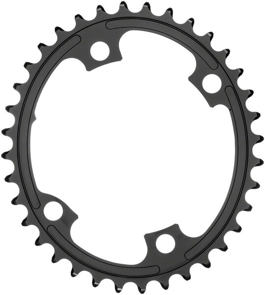 absoluteBLACK Premium Oval 110 BCD 4-Bolt Road Chainring for Shimano M9100/8000