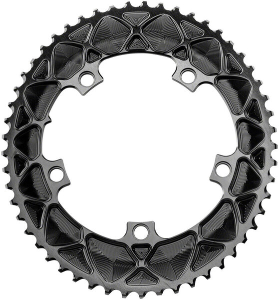 absoluteBLACK Premium Oval 130 BCD Road Outer Chainring Color: Black