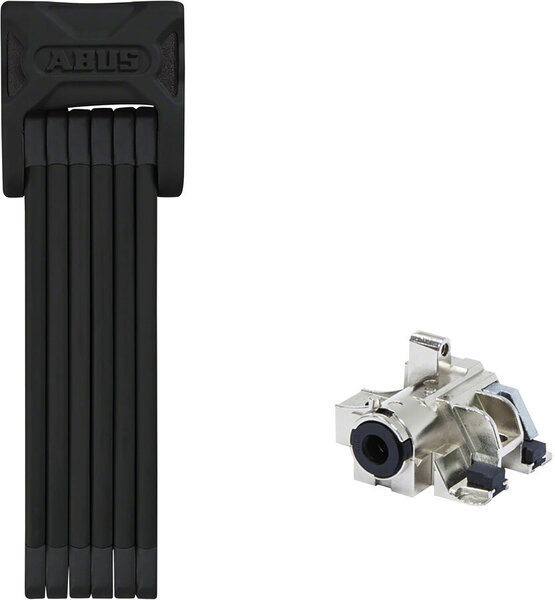 ABUS Bordo 6015 Folding Lock and Bosch Battery Lock Color | Length | Model: Black | 90cm | Bosch Frame Type (DT2), Premium Key (Plus)