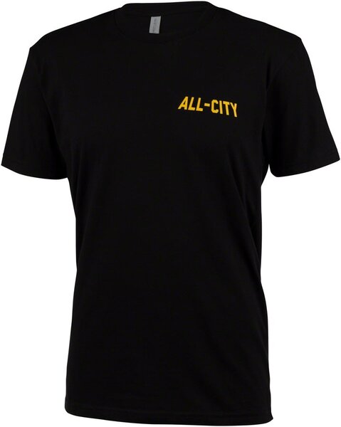 All-City Club Tropic Men's T-Shirt Color: Black